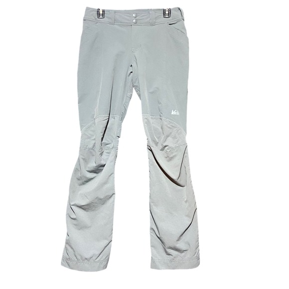 REI Pants - REI Co-op‎ Women's 4 Activator Soft-Shell Hiking Pants Articulated Knees Grey